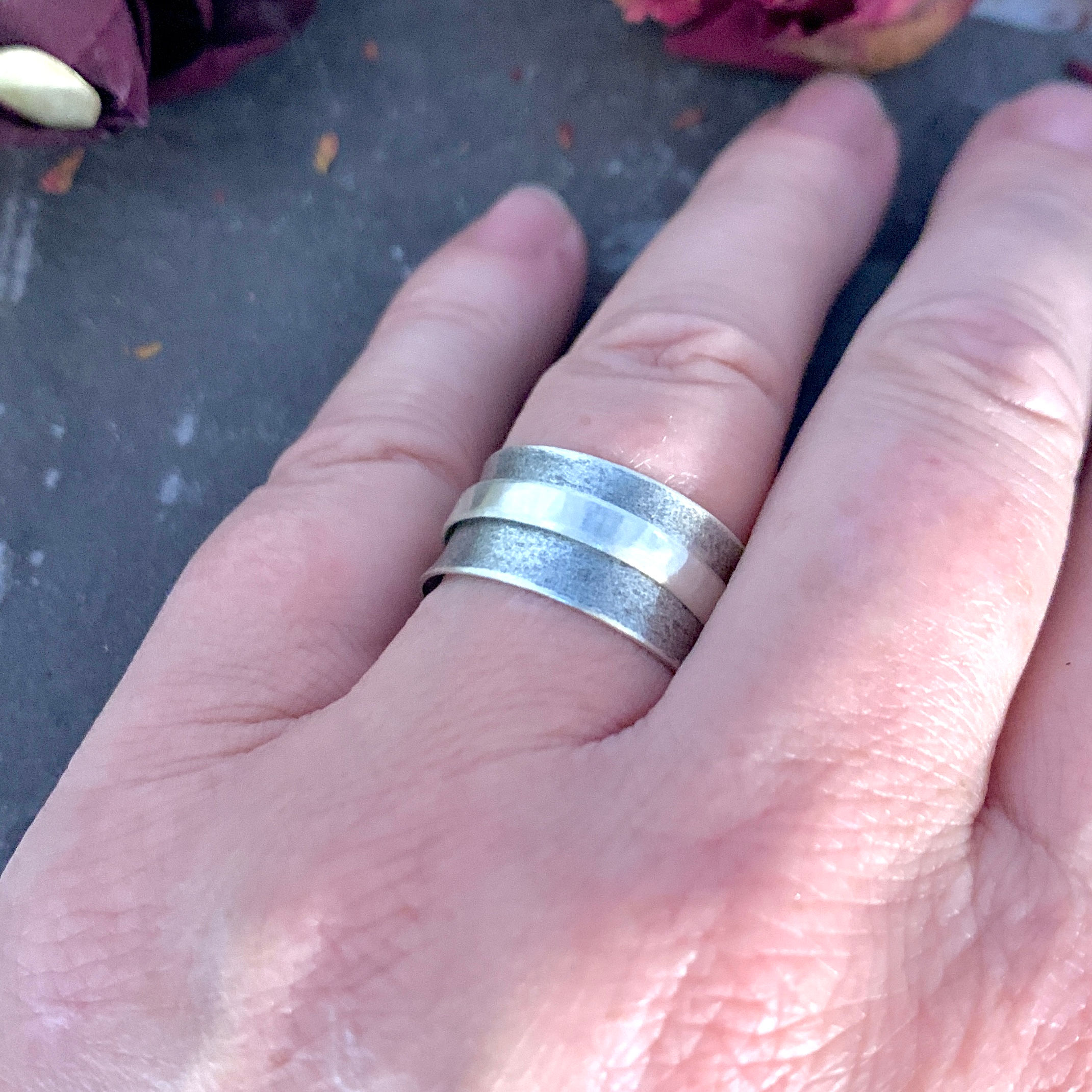 Spinner Ring Sterling Silver Size T