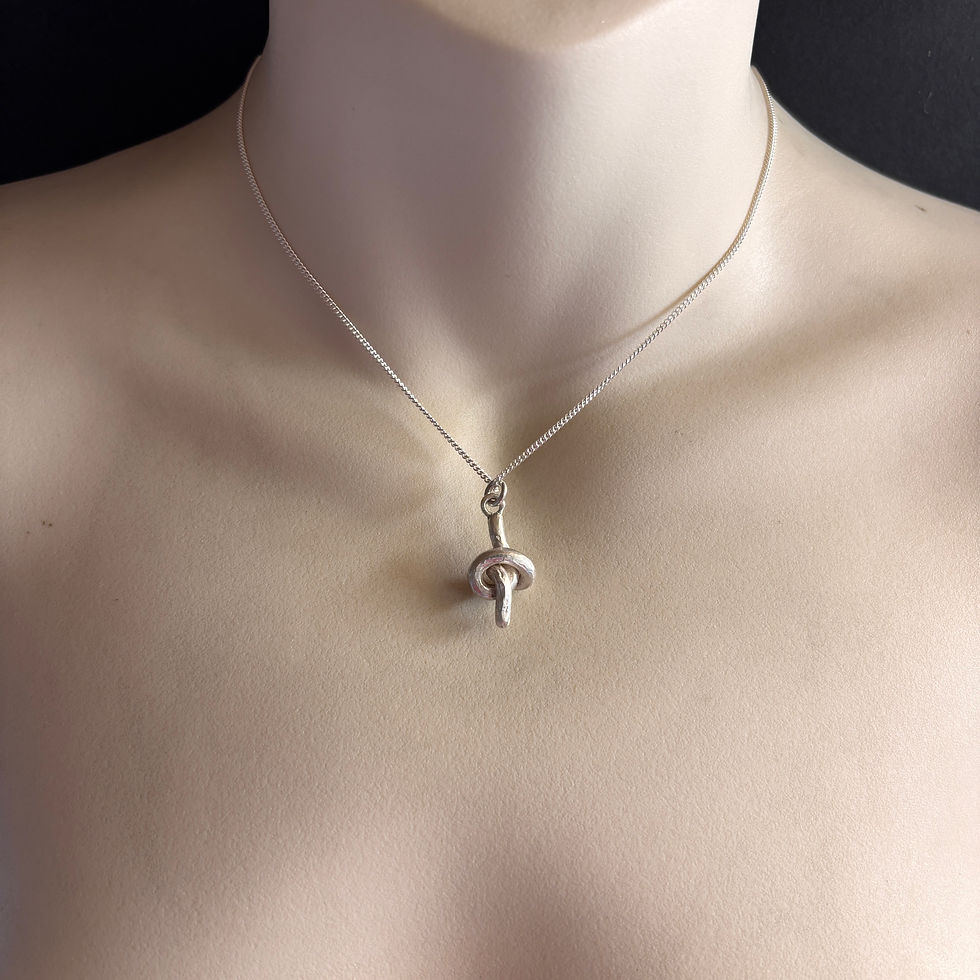 Thumbnail: Knotted Pendant Necklace Small