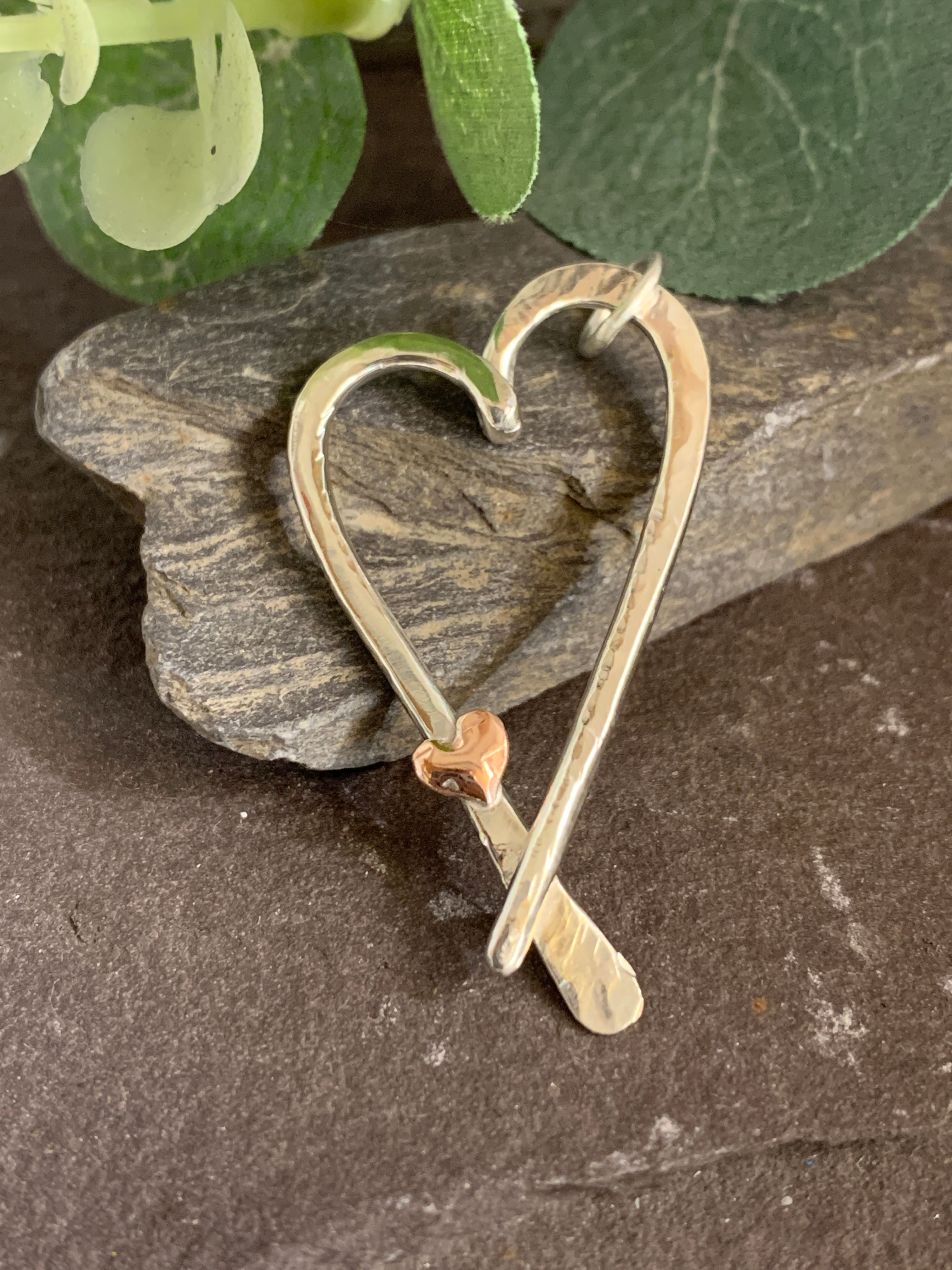 Silver & Copper Wired Wired Heart