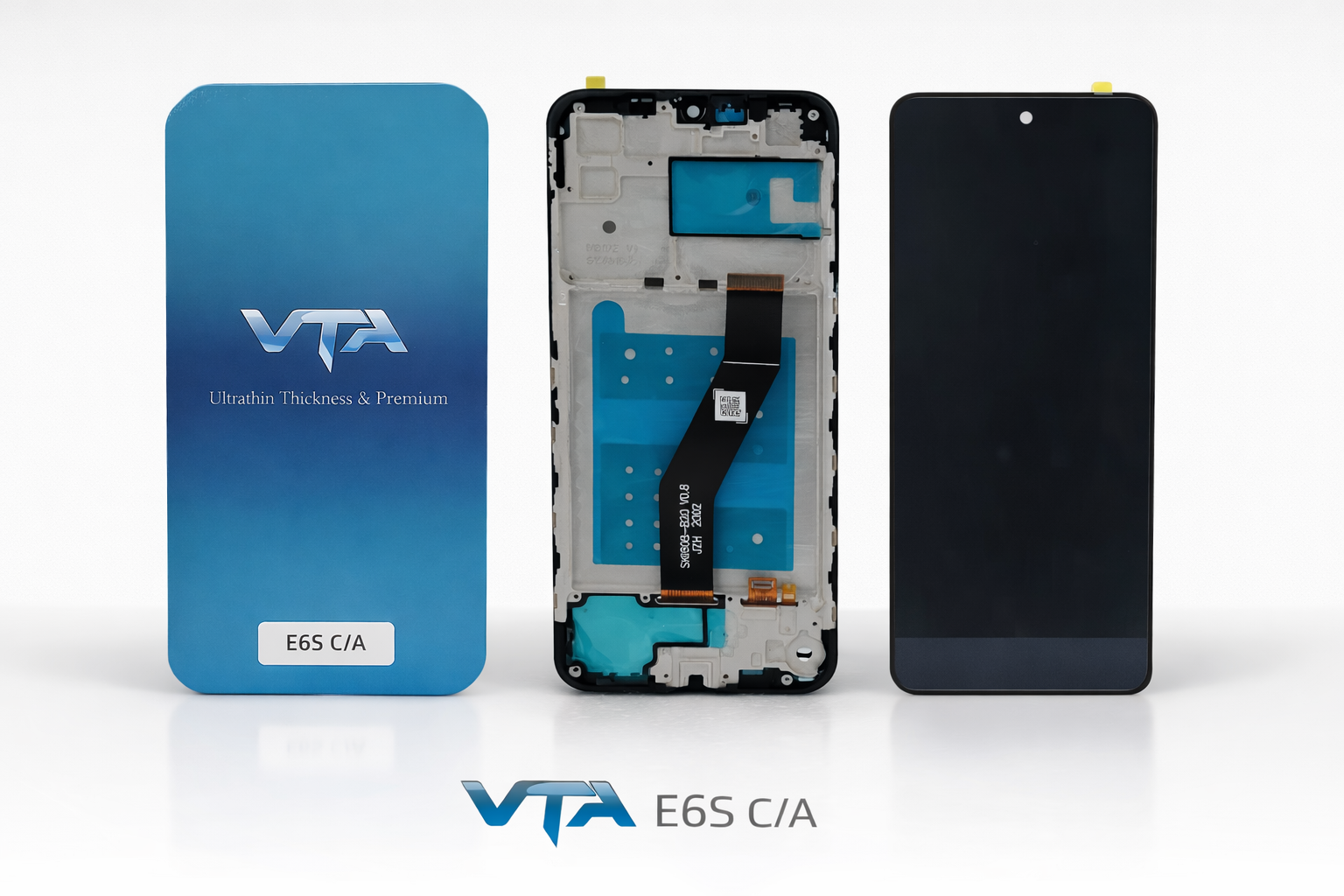 Frontal Tela Display Motorola E6S COM ARO