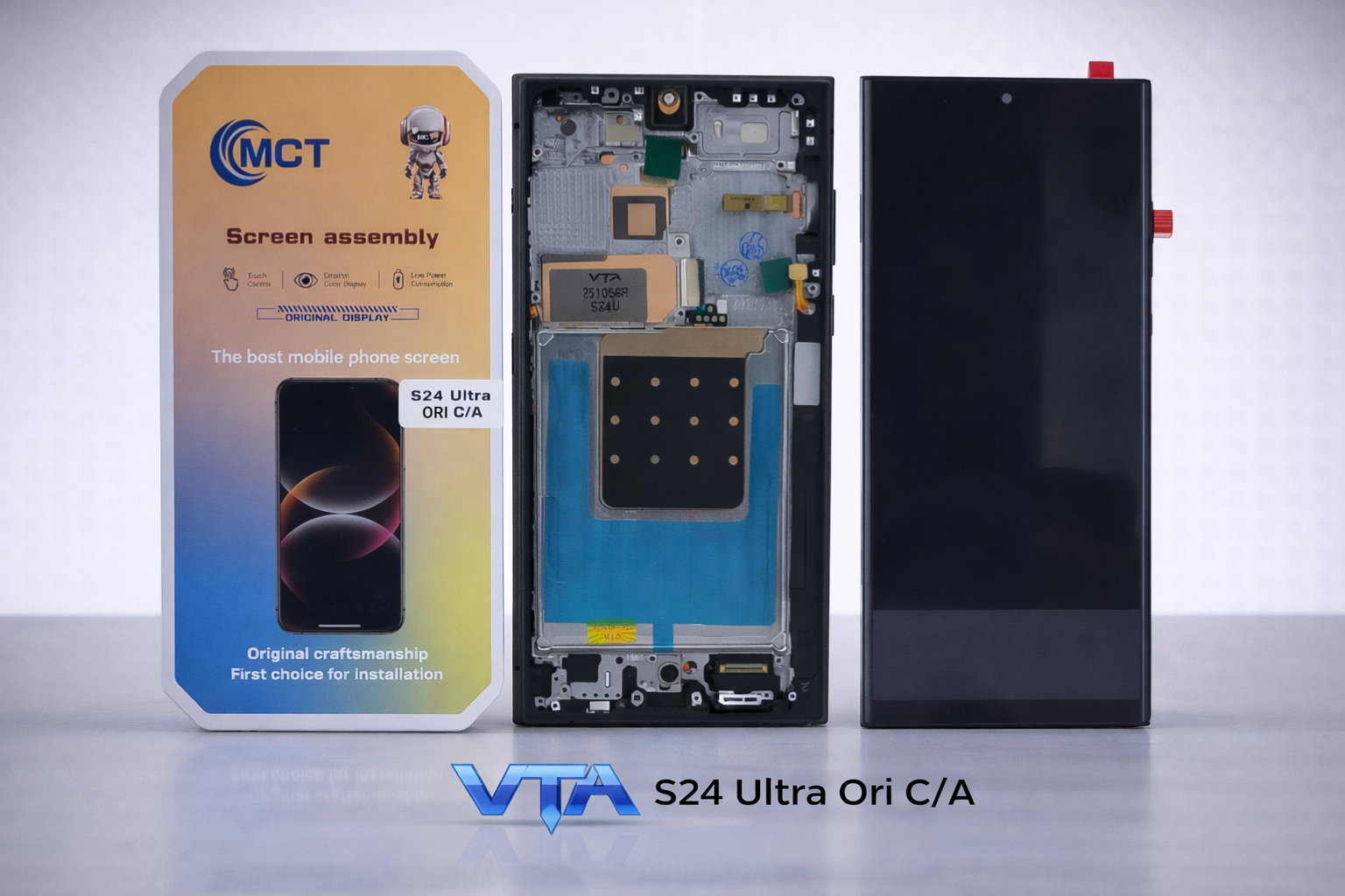 Frontal Tela Display Samsung S24 ULTRA ORI COM ARO SOFT