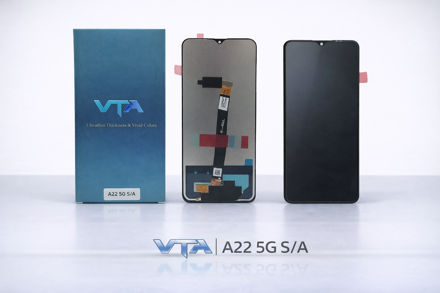 Frontal Tela Display Samsung A22 5G SEM ARO