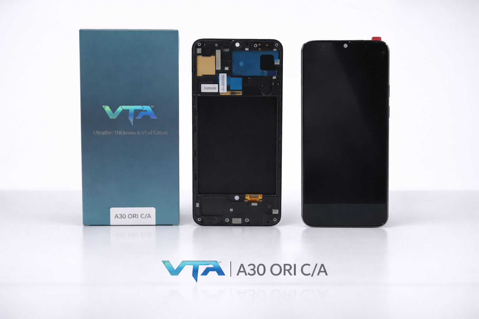 Frontal Tela Display Samsung A30/A50 ORI COM ARO