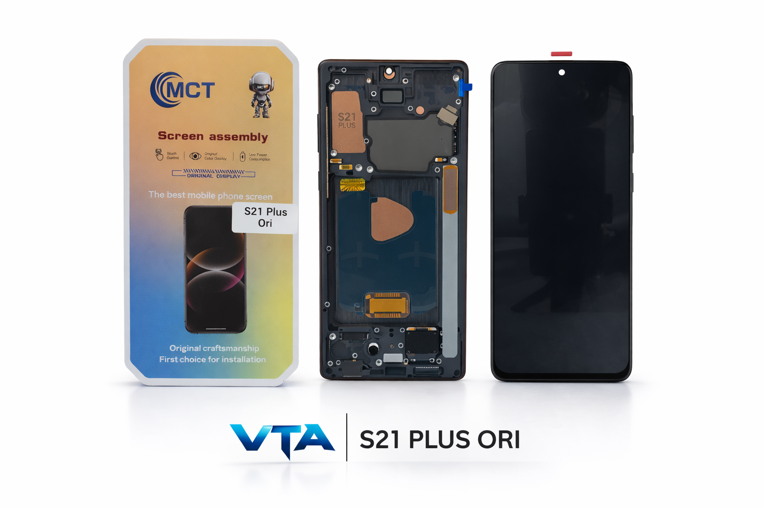 Frontal Tela Display Samsung S21 PLUS ORI COM ARO SOFT