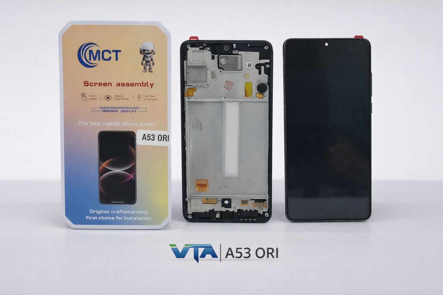 Frontal Tela Display Samsung A53 ORI COM ARO FHD