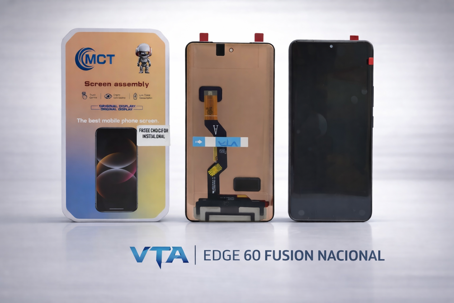 Frontal Tela Display Motorola EDGE 60 FUSION NAC SEM ARO