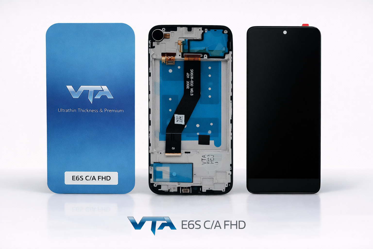 Frontal Tela Display Motorola E6S COM ARO FHD