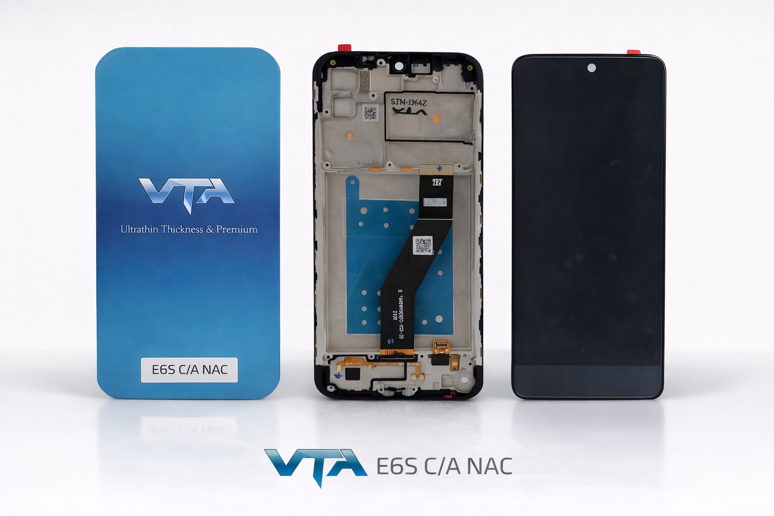 Frontal Tela Display Motorola E6S COM ARO NAC