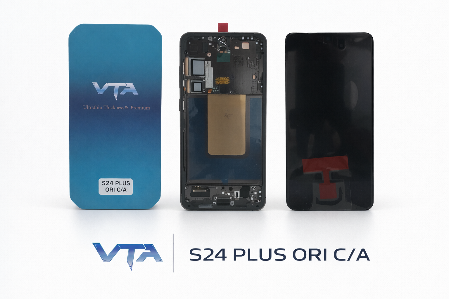 Frontal Tela Display Samsung S24 PLUS ORI COM ARO SOFT