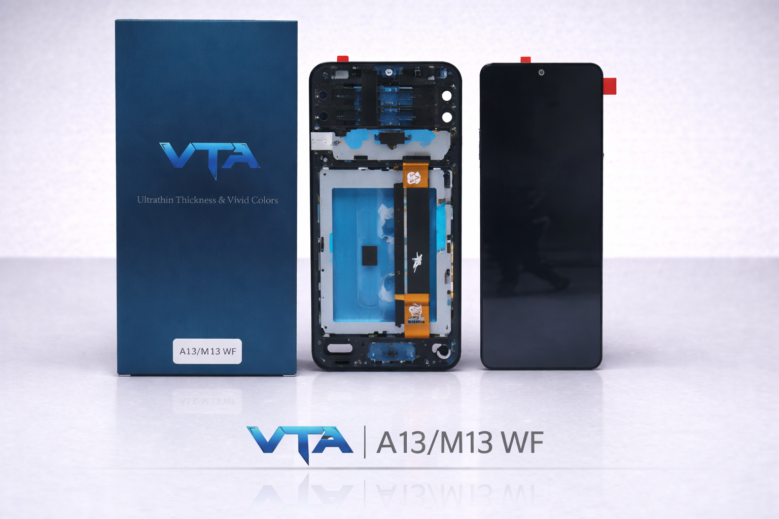 Frontal Tela Display Samsung A13/M13 SEM ARO