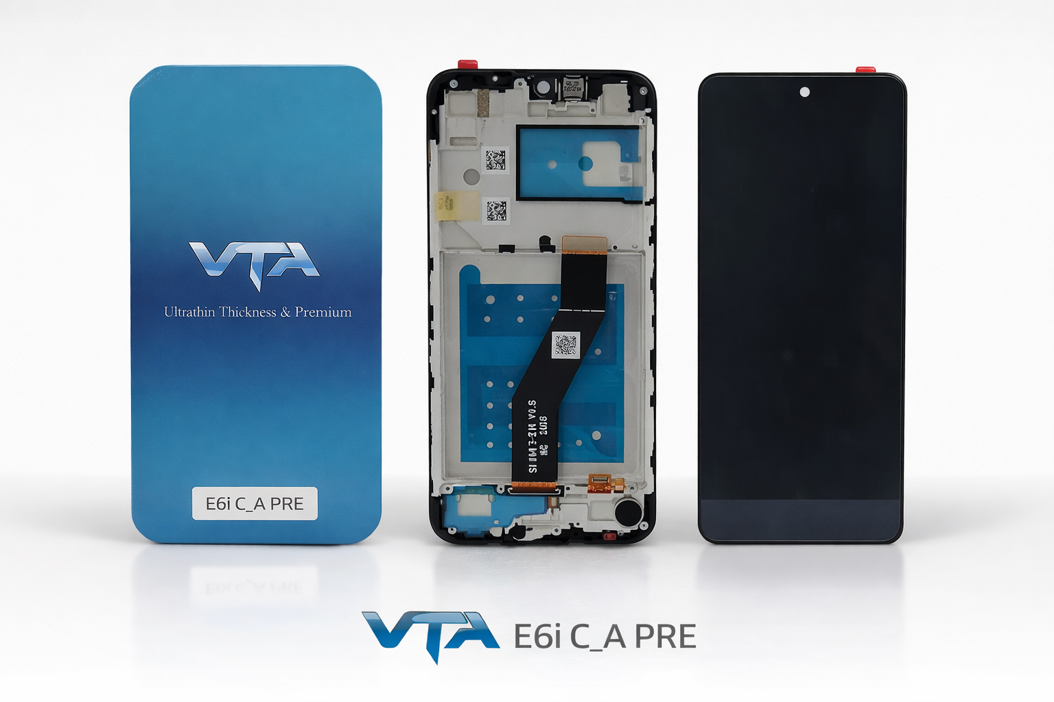 Frontal Tela Display Motorola E6i COM ARO PREMIUM
