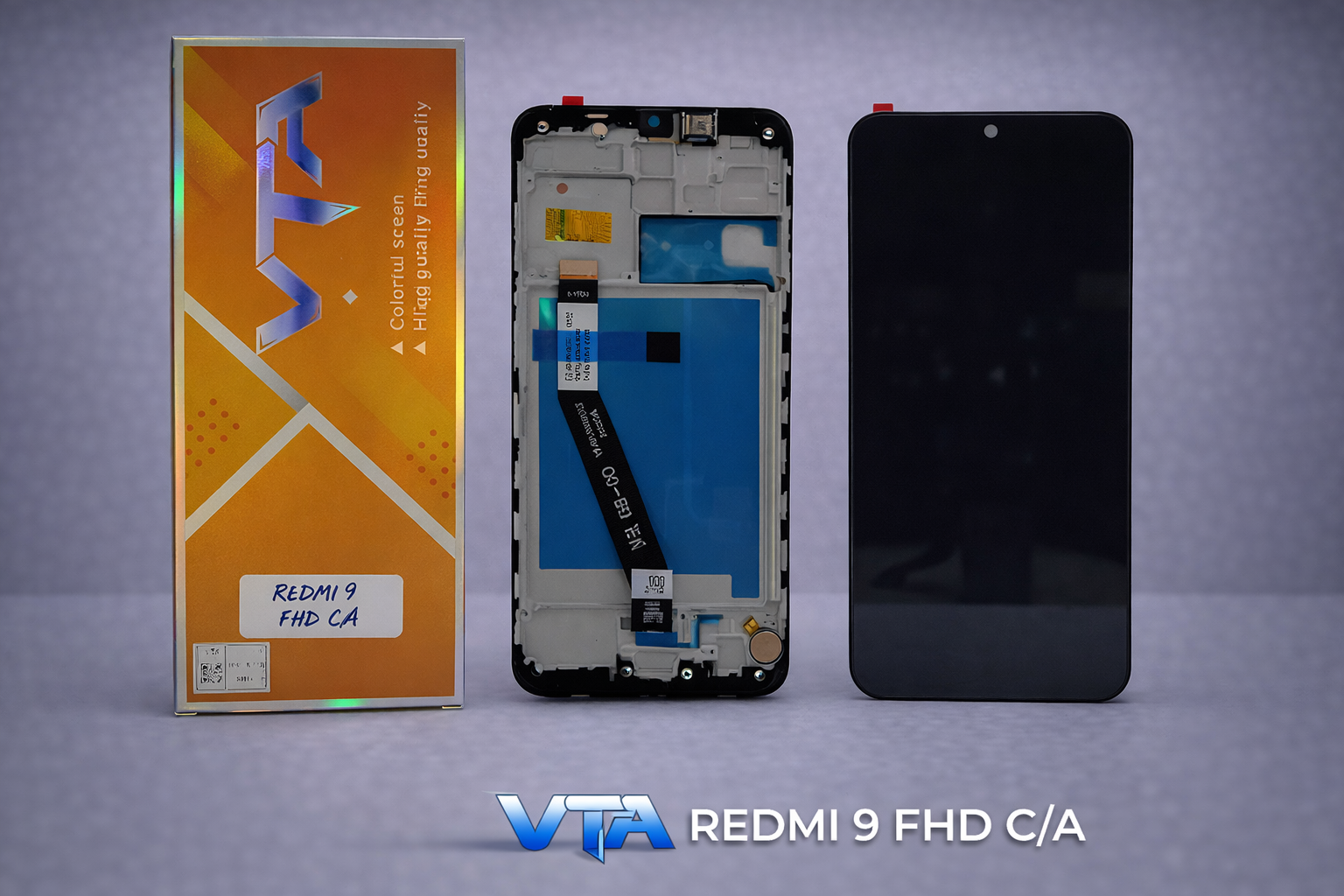 Frontal Tela Display Xiaomi REDMI 9 FHD COM ARO