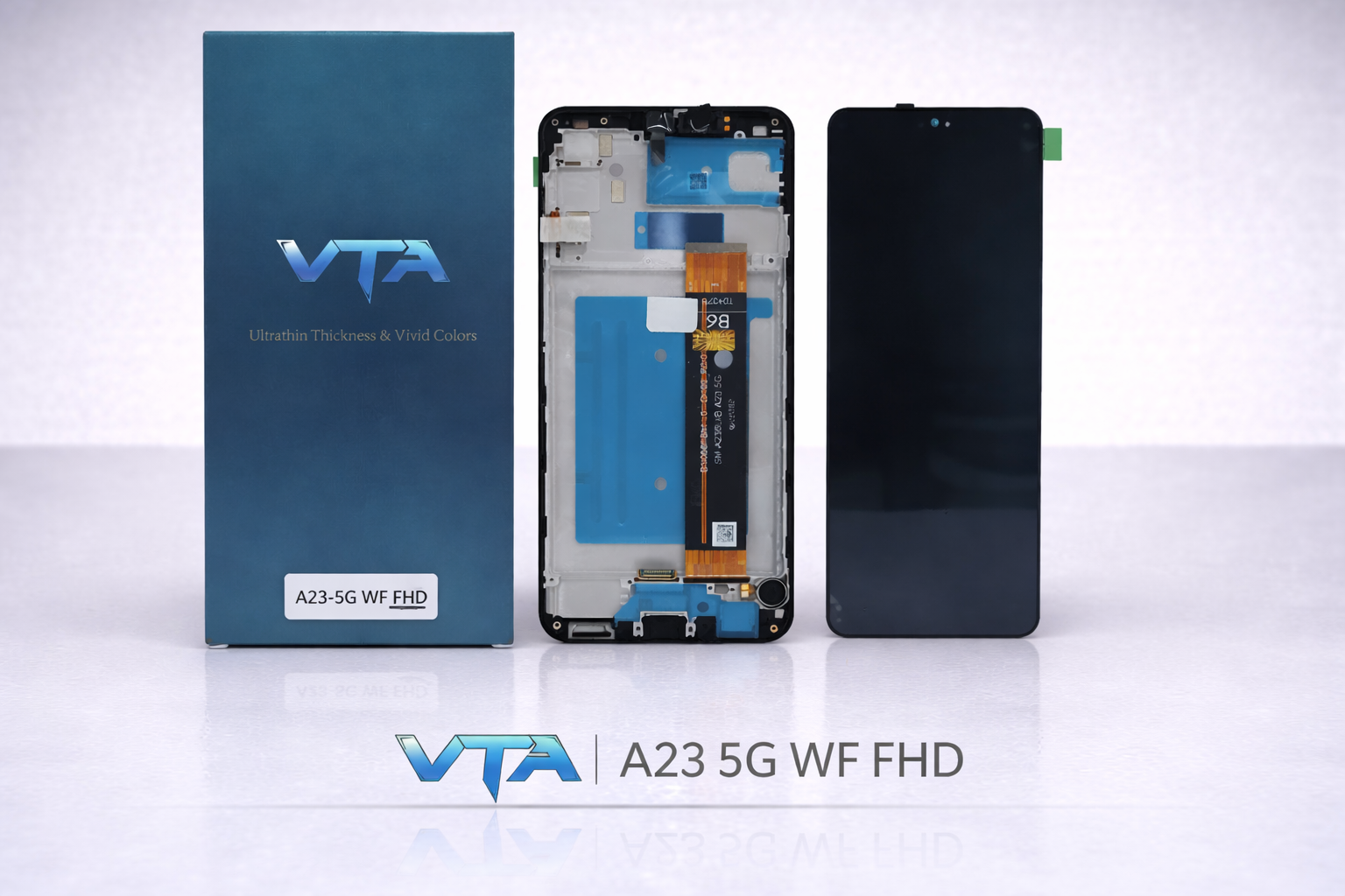 Frontal Tela Display Samsung A23 5G COM ARO FHD