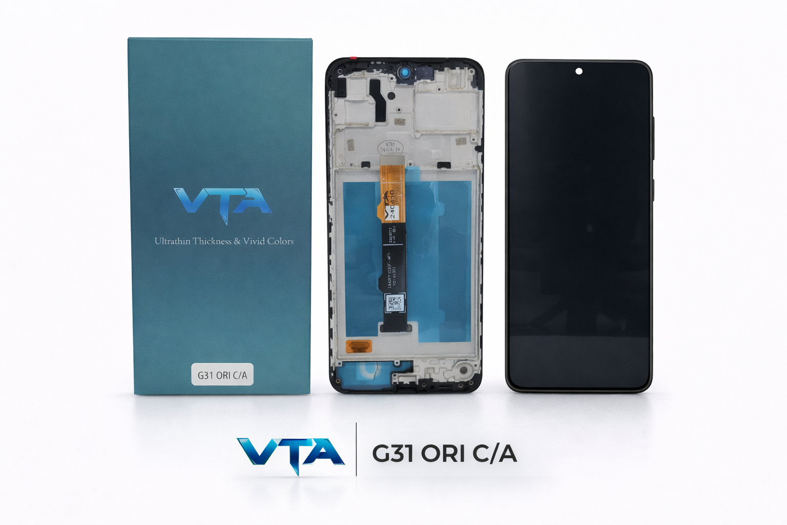 Frontal Tela Display Motorola G31 ORIGINAL COM ARO