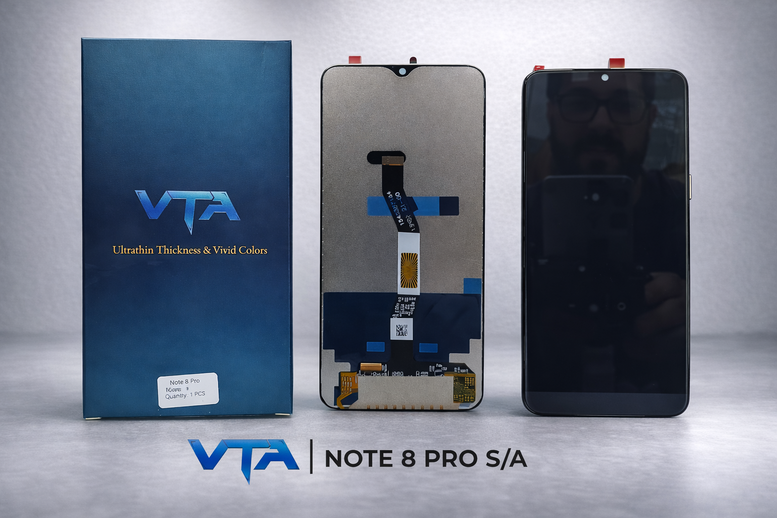 Frontal Tela Display Xiaomi NOTE 8 PRO SEM ARO