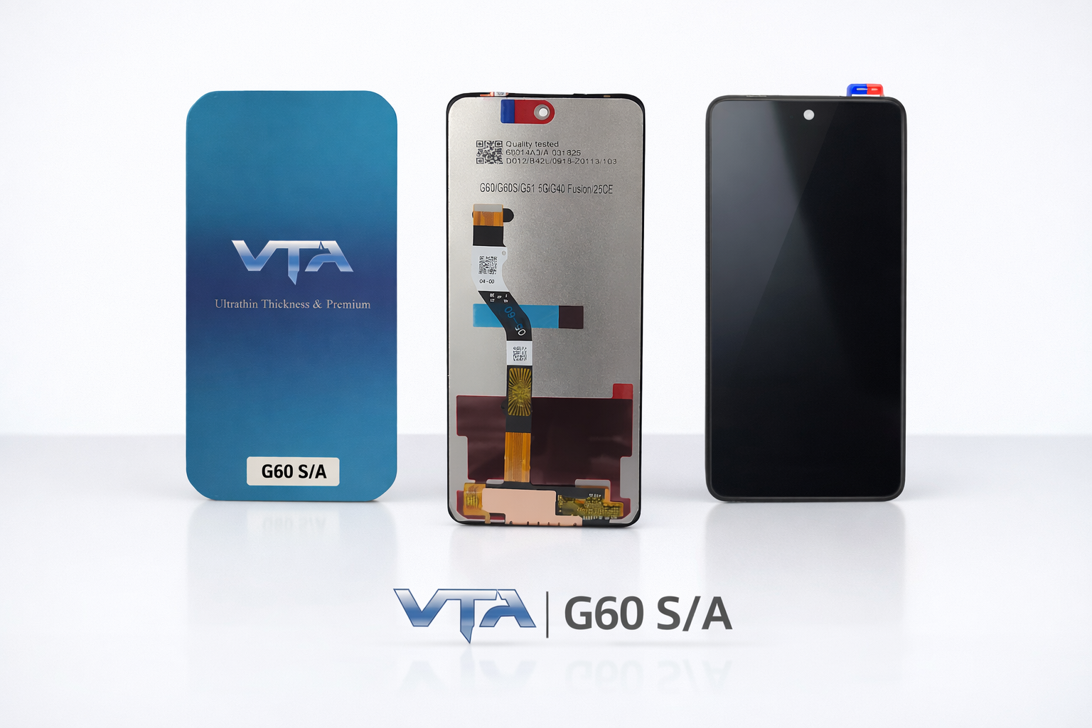 Frontal Tela Display Motorola G60 QUALIDADE A SEM ARO