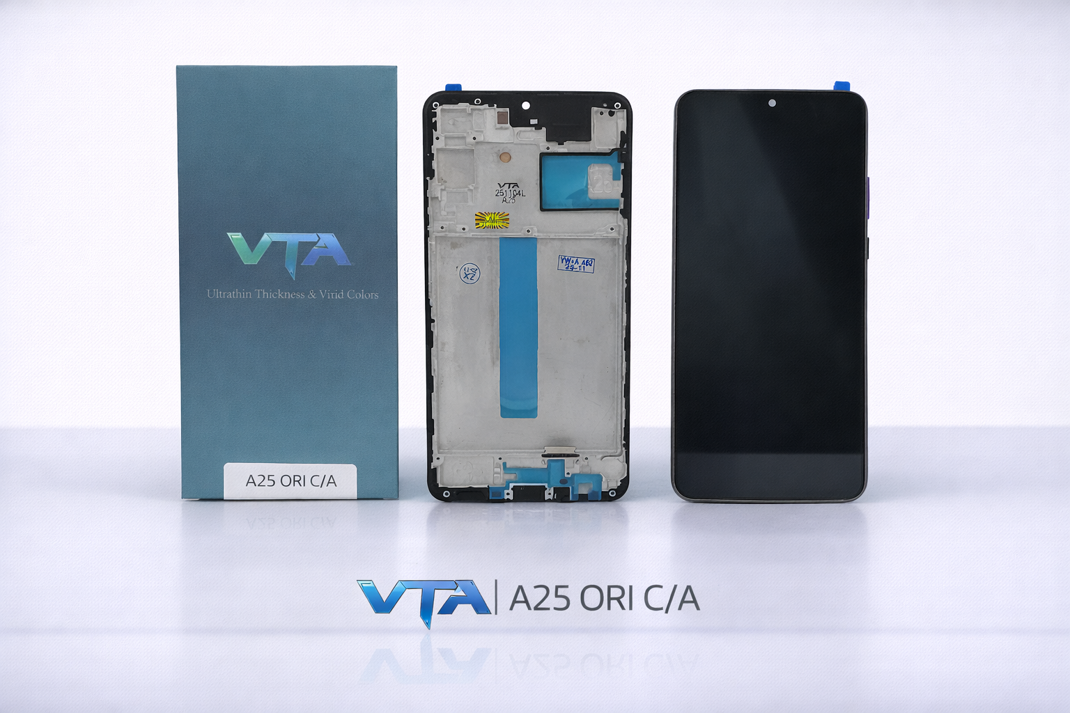 Frontal Tela Display A25 ORI COM ARO