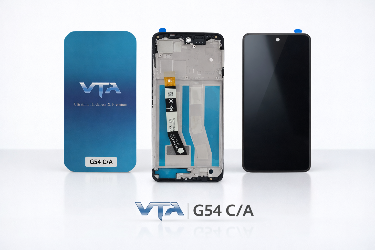 Frontal Tela Display Motorola G54 COM ARO
