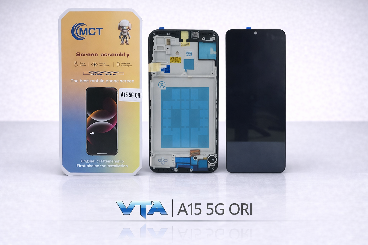 Frontal Tela Display Samsung A15 5G ORI SEM ARO