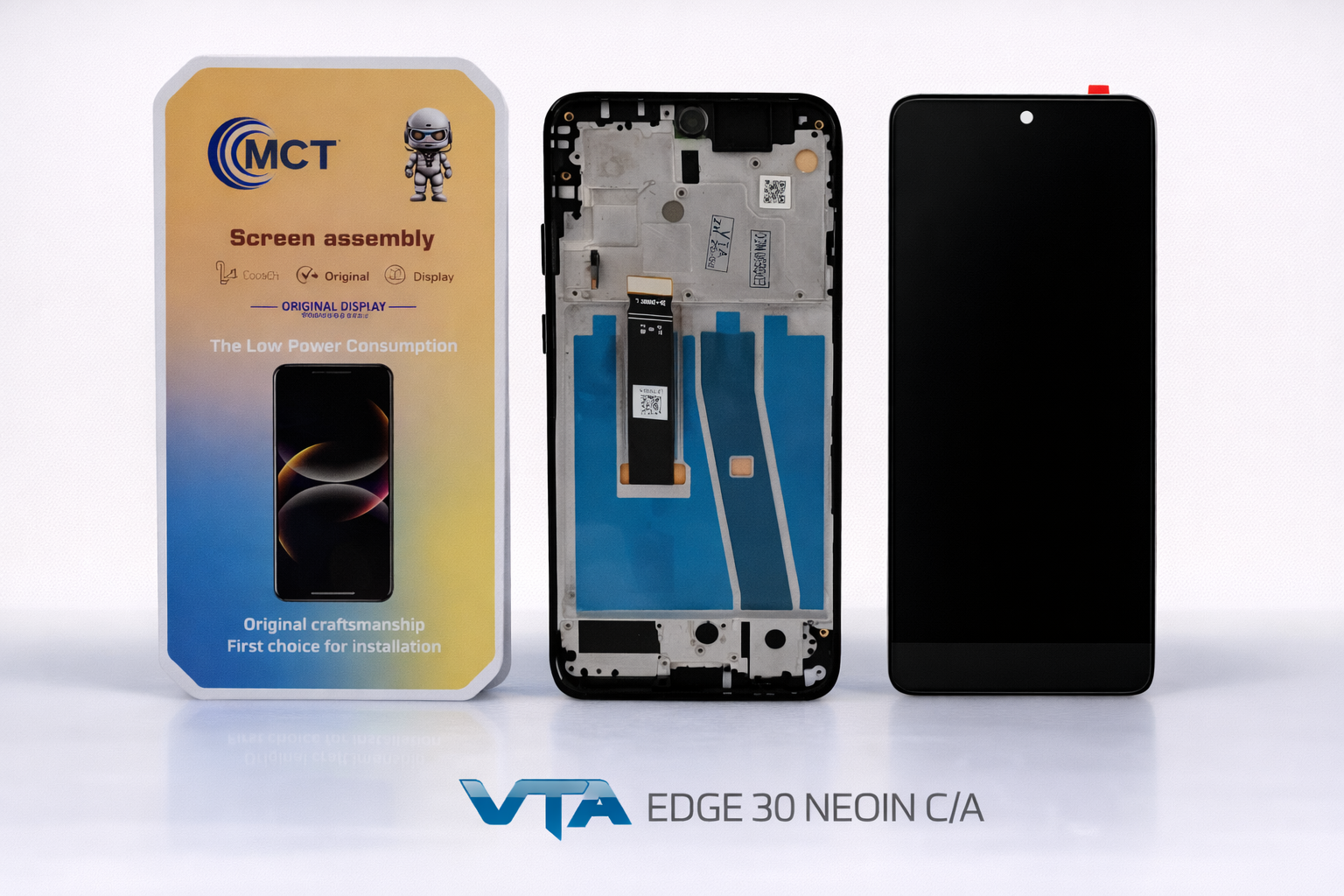 Frontal Tela Display Motorola EDGE 30 NEO INCELL COM ARO