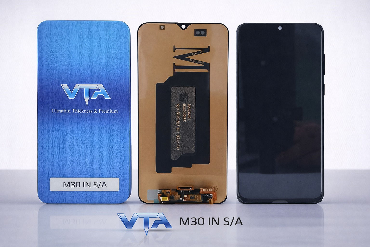 Frontal Tela Display Samsung M30 INCELL SEM ARO