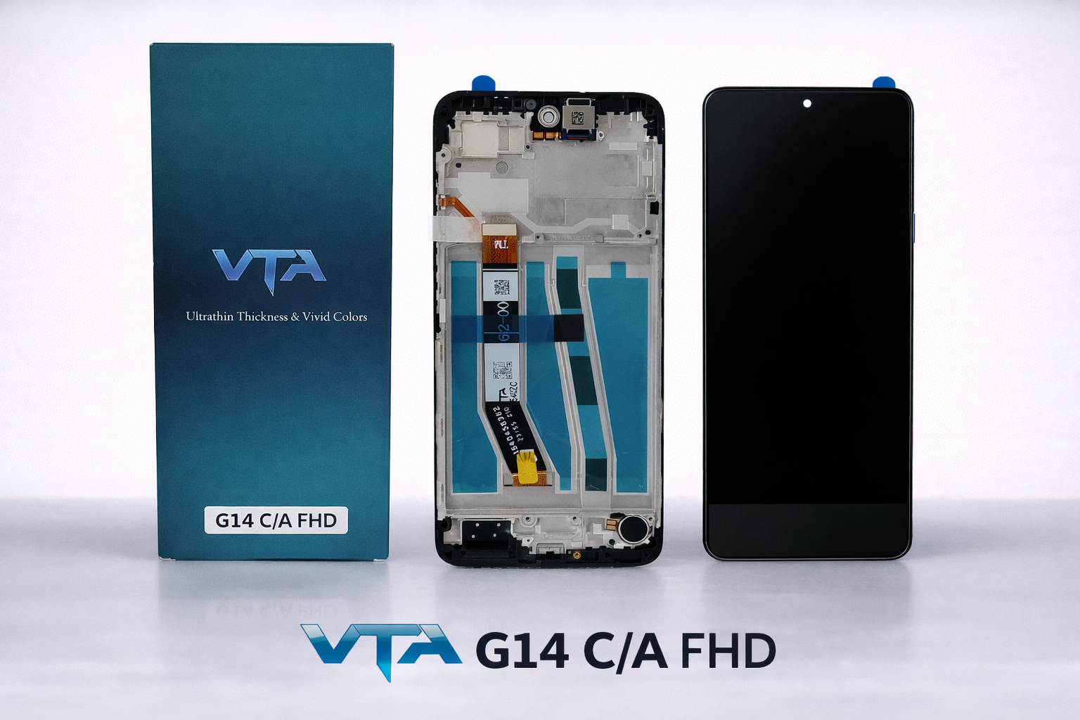 Frontal Tela Display Motorola G14 COM ARO FHD