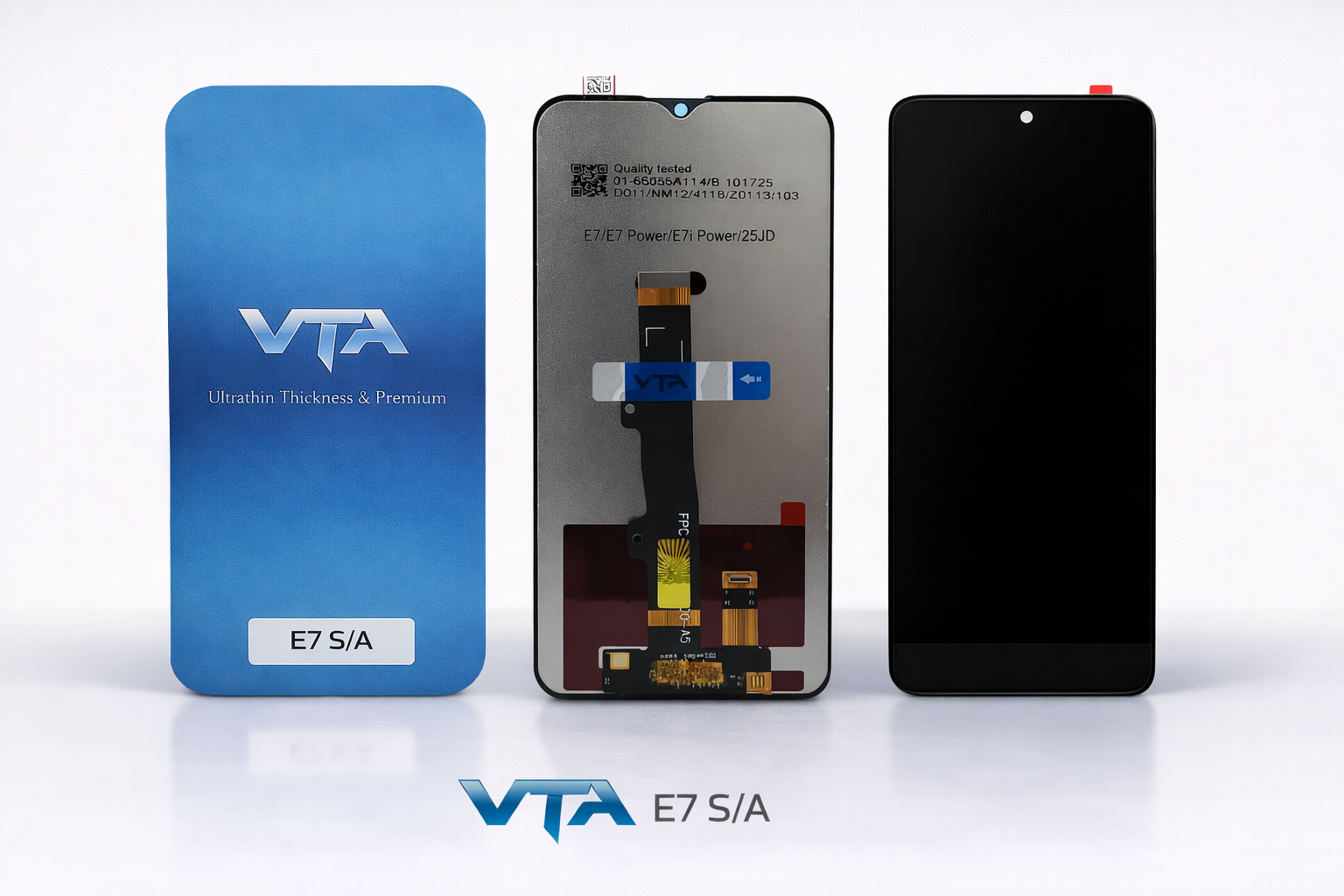 Frontal Tela Display Motorola E7 / E7 POWER SEM ARO