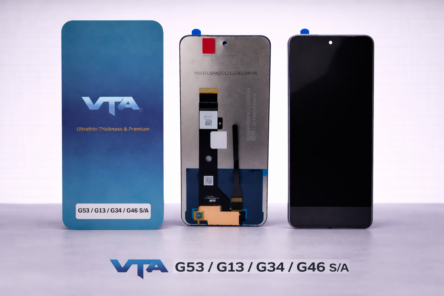 Frontal Tela Display Motorola G53/G13/ G23/ G34/G45 SEM ARO