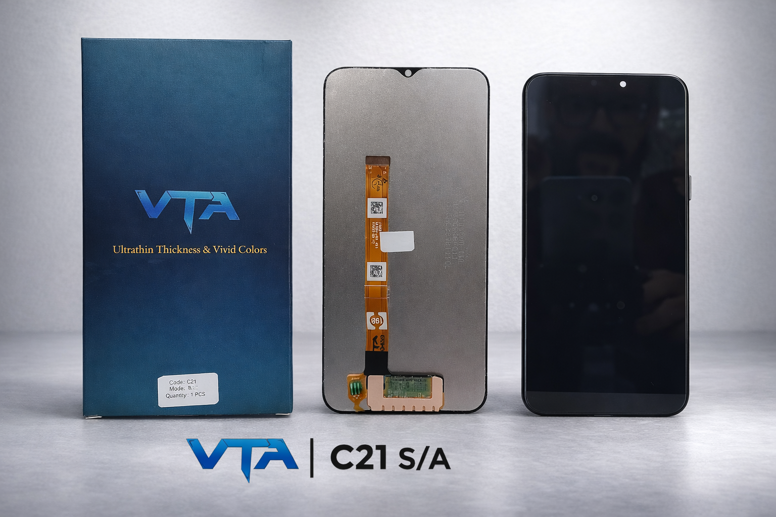 Frontal Tela Display Realme C21 SEM ARO