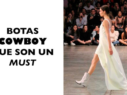 Botas cowboy que son un must