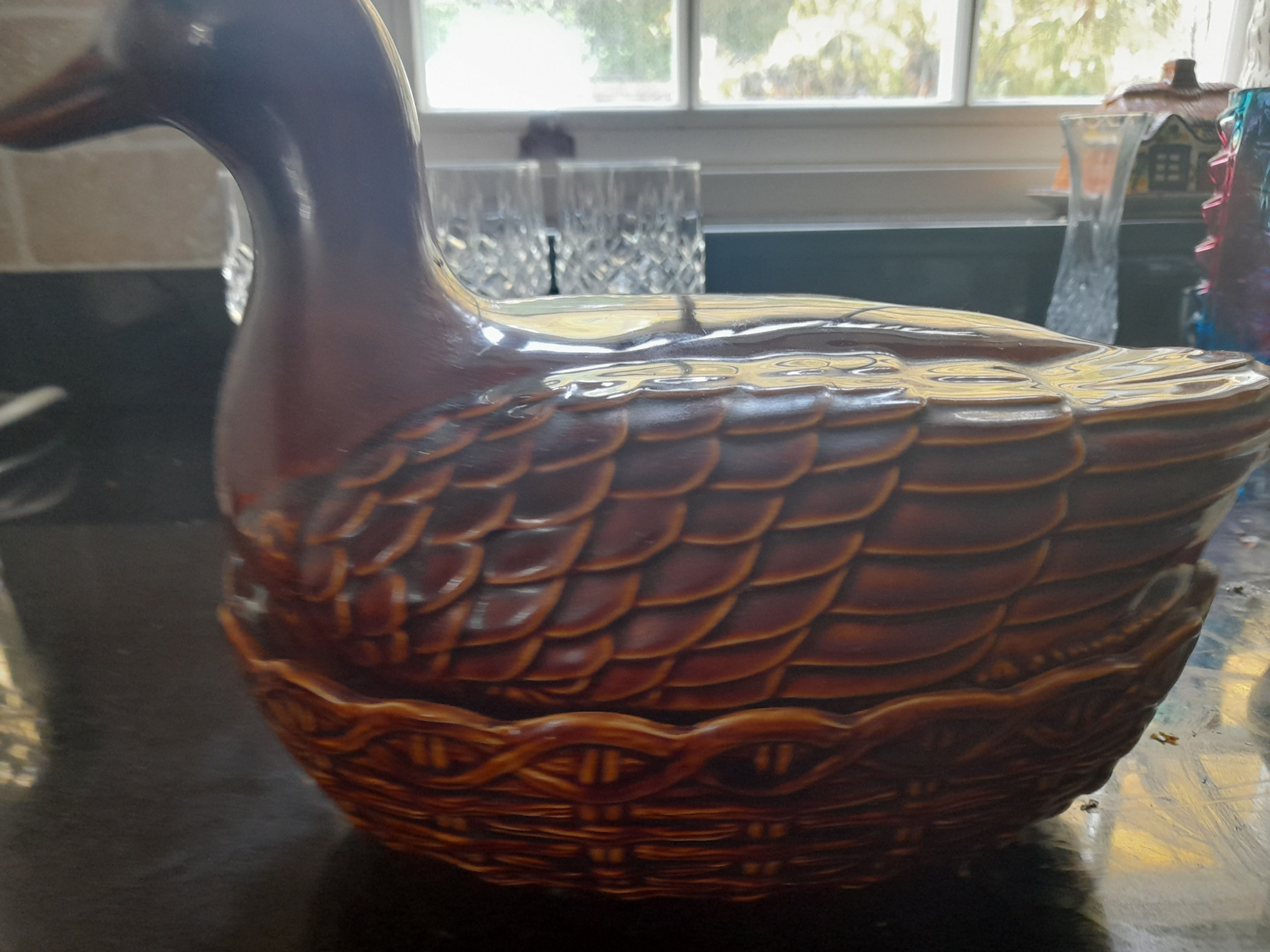 Vintage Portmerion Duck Egg / Caserol Dish 1975 to 1983