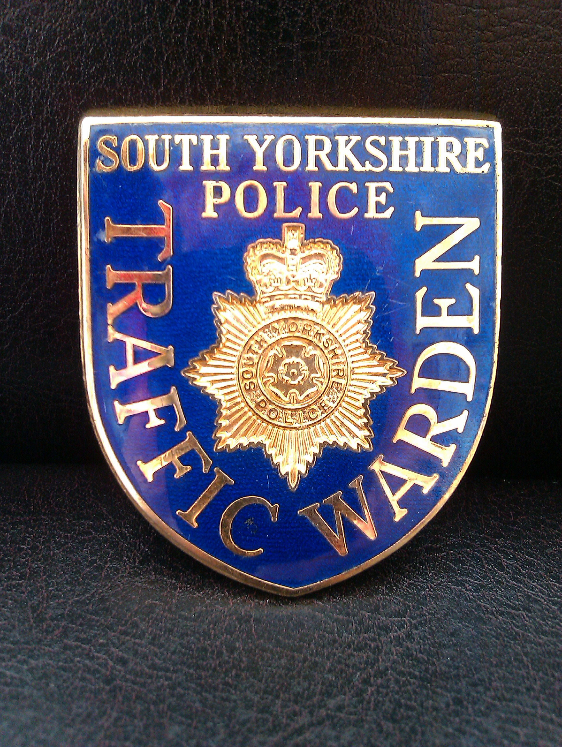 South Yorkshire Police Traffic Warden Cap Badge