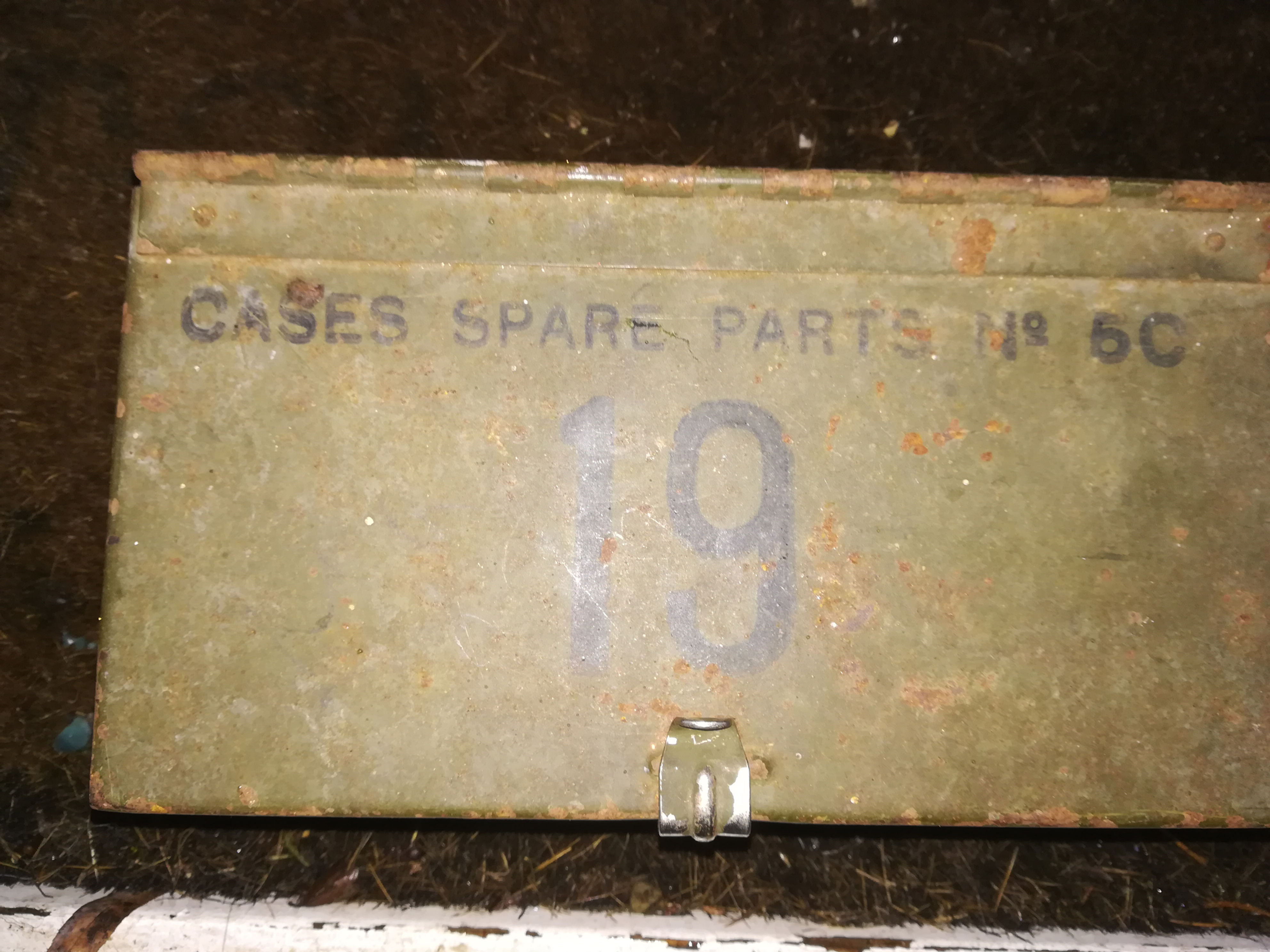 Military Green Metal Box