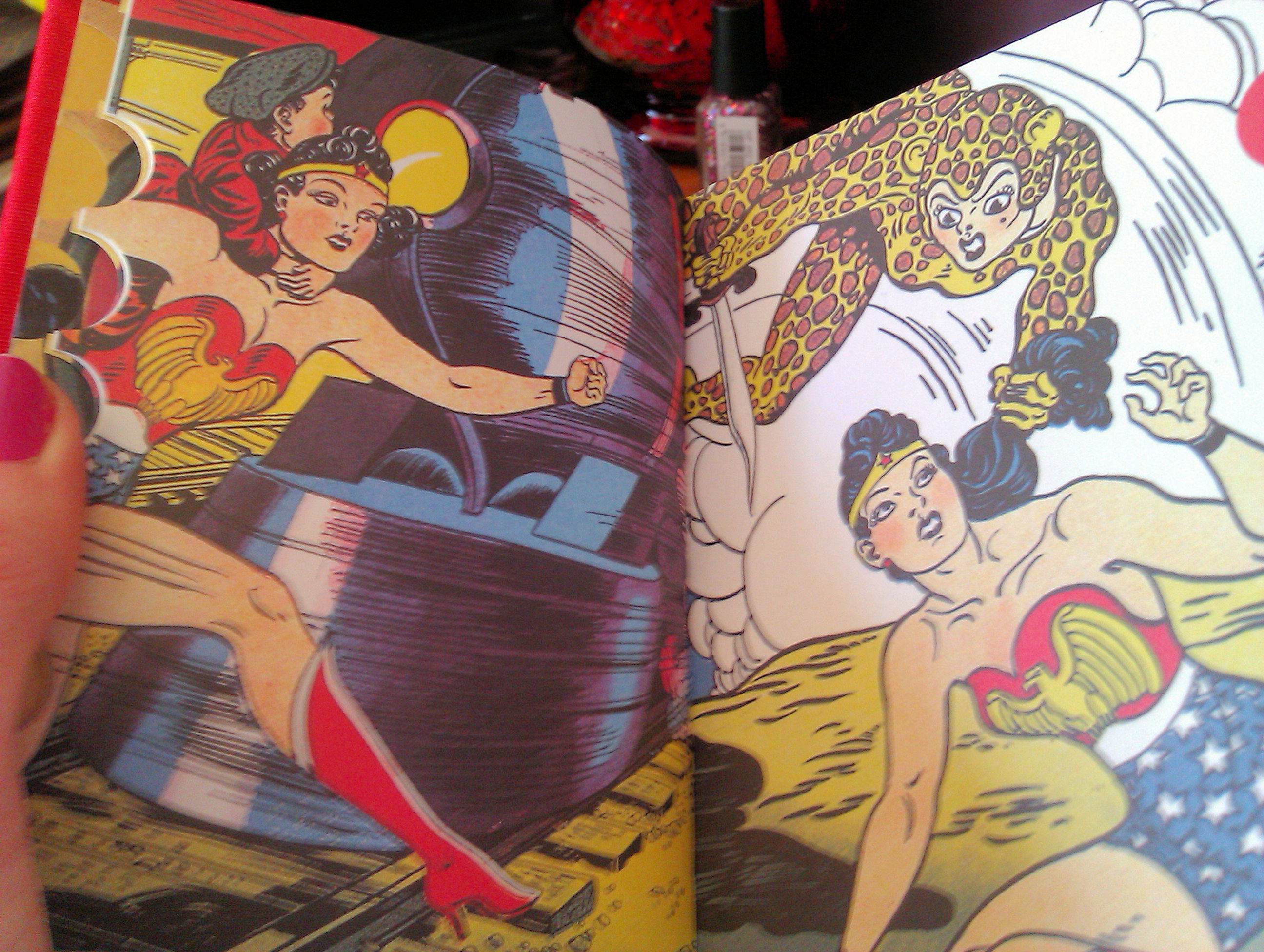 Comic, Wonderwoman Address Book