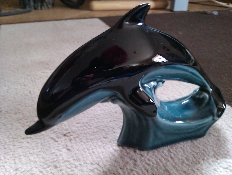 Thumbnail: Poole Pottery Dolphin Ornament