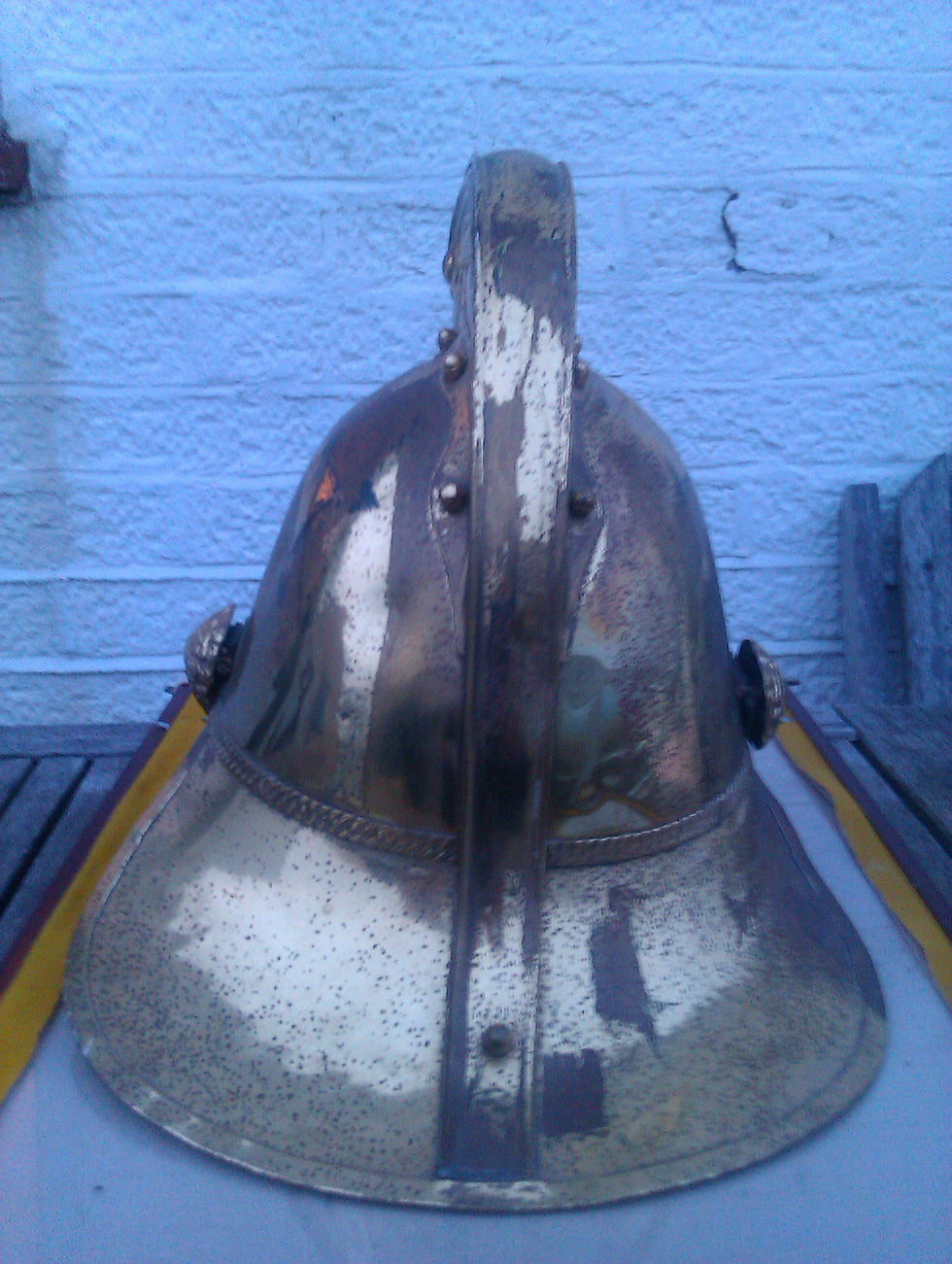 Thumbnail: Australian New South Wales Fire Brigade Brass Firemans Helmet