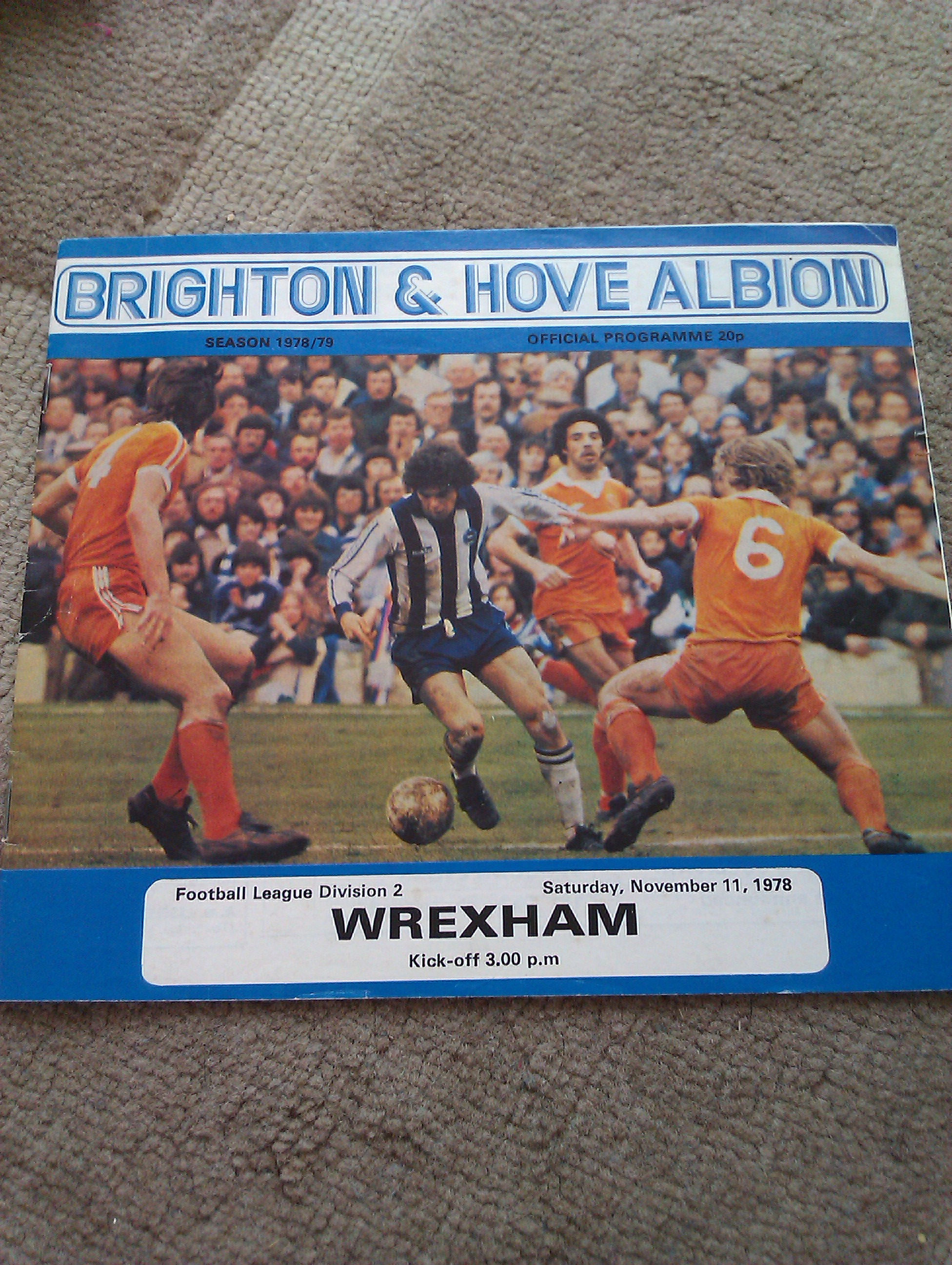 Brighton & Hove Albion V Wrexham 1978