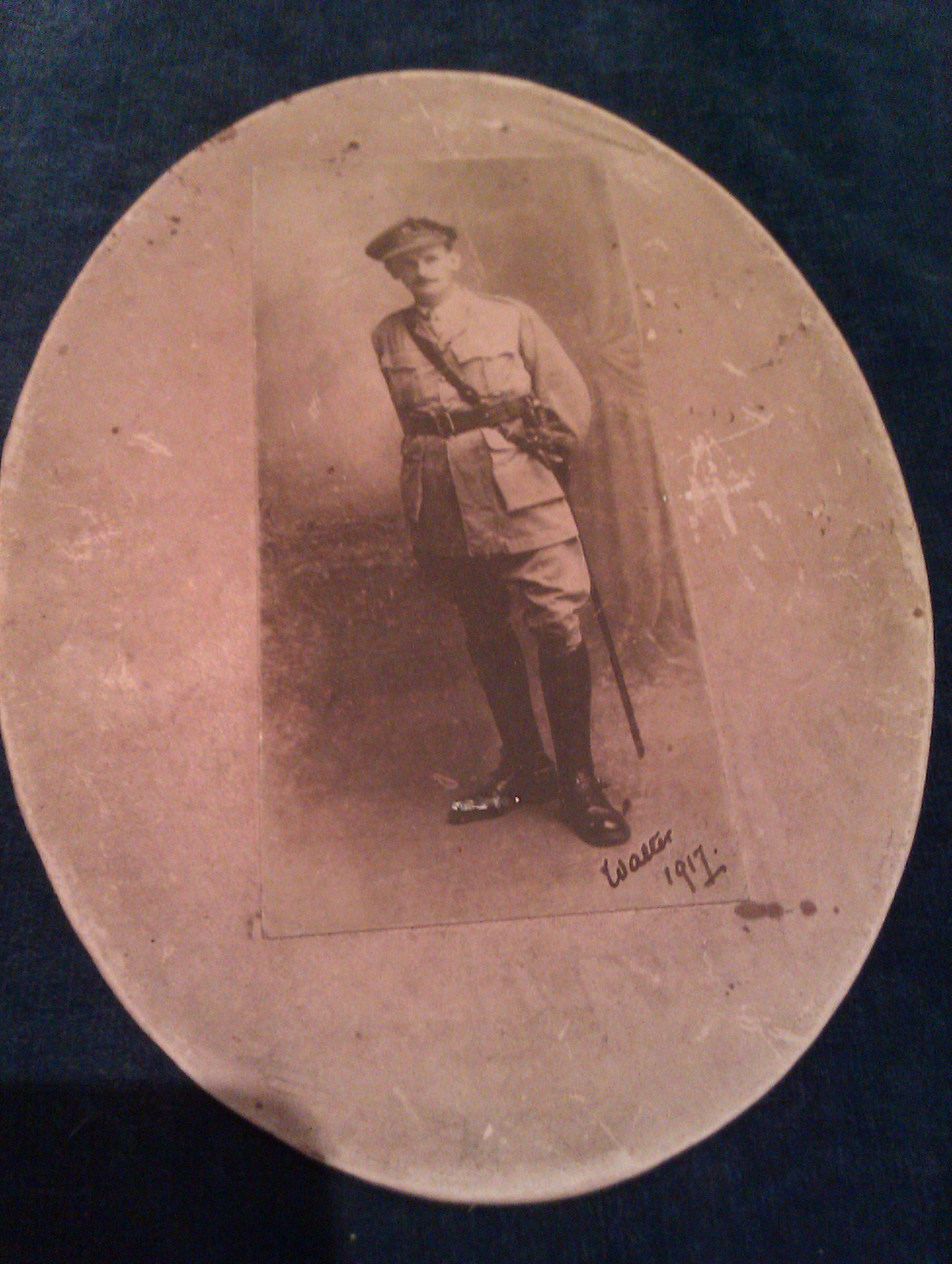 1917 British Army Officers Photo