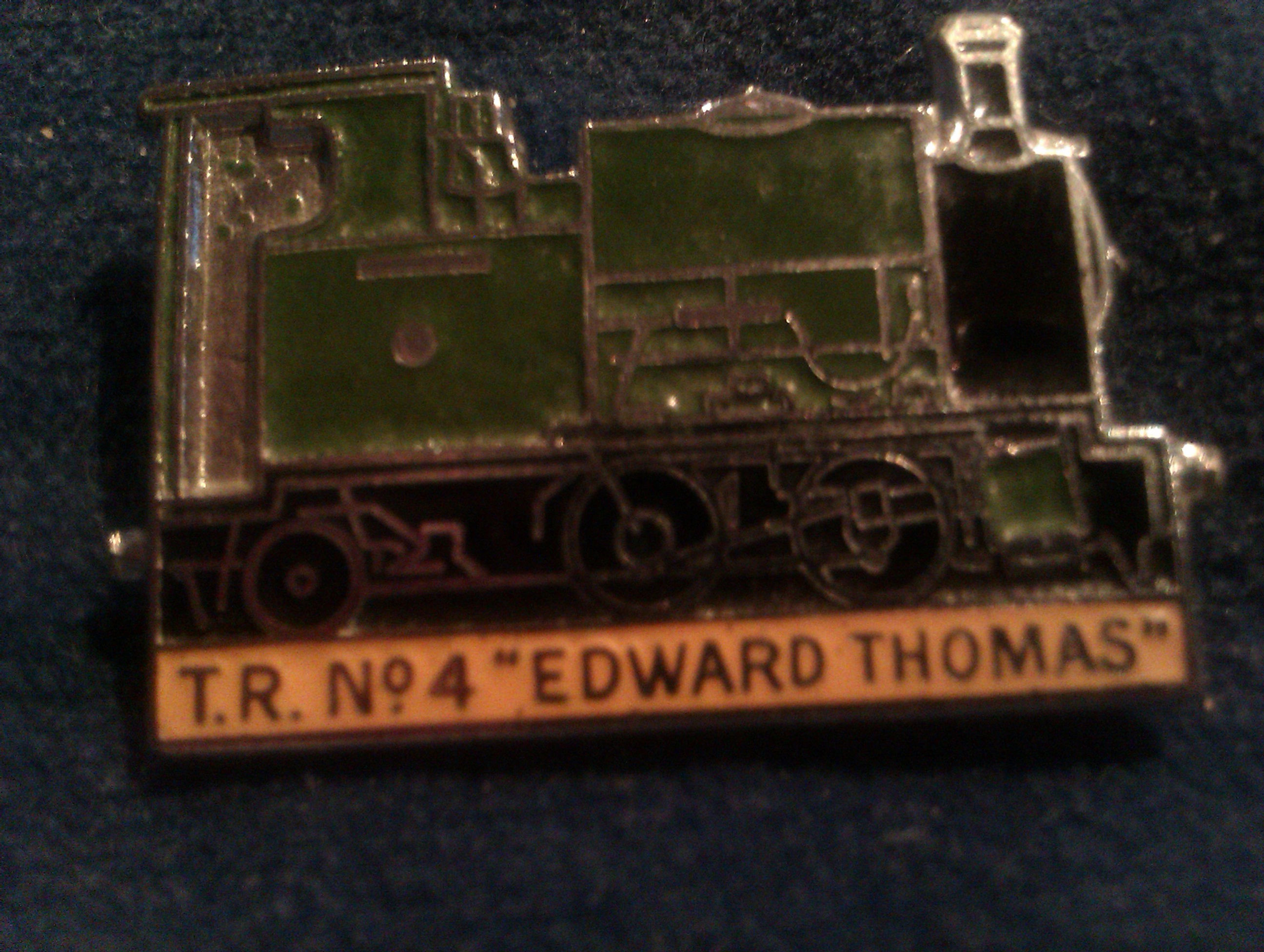 Edward Thomas TR No4 Railway Badge