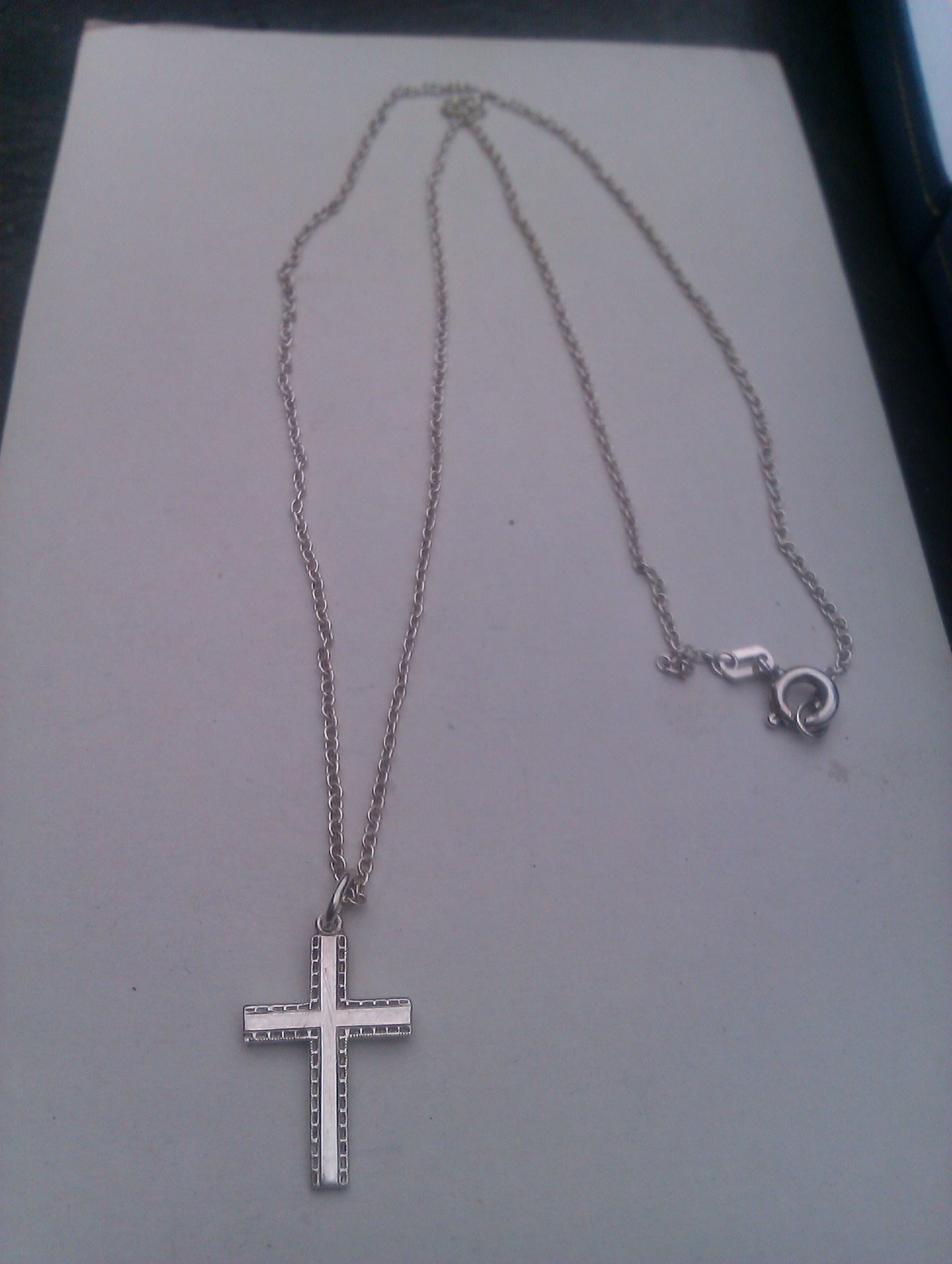 Silver Cross Necklace