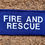 Thumbnail: Fire & Rescue Service Cloth Badge