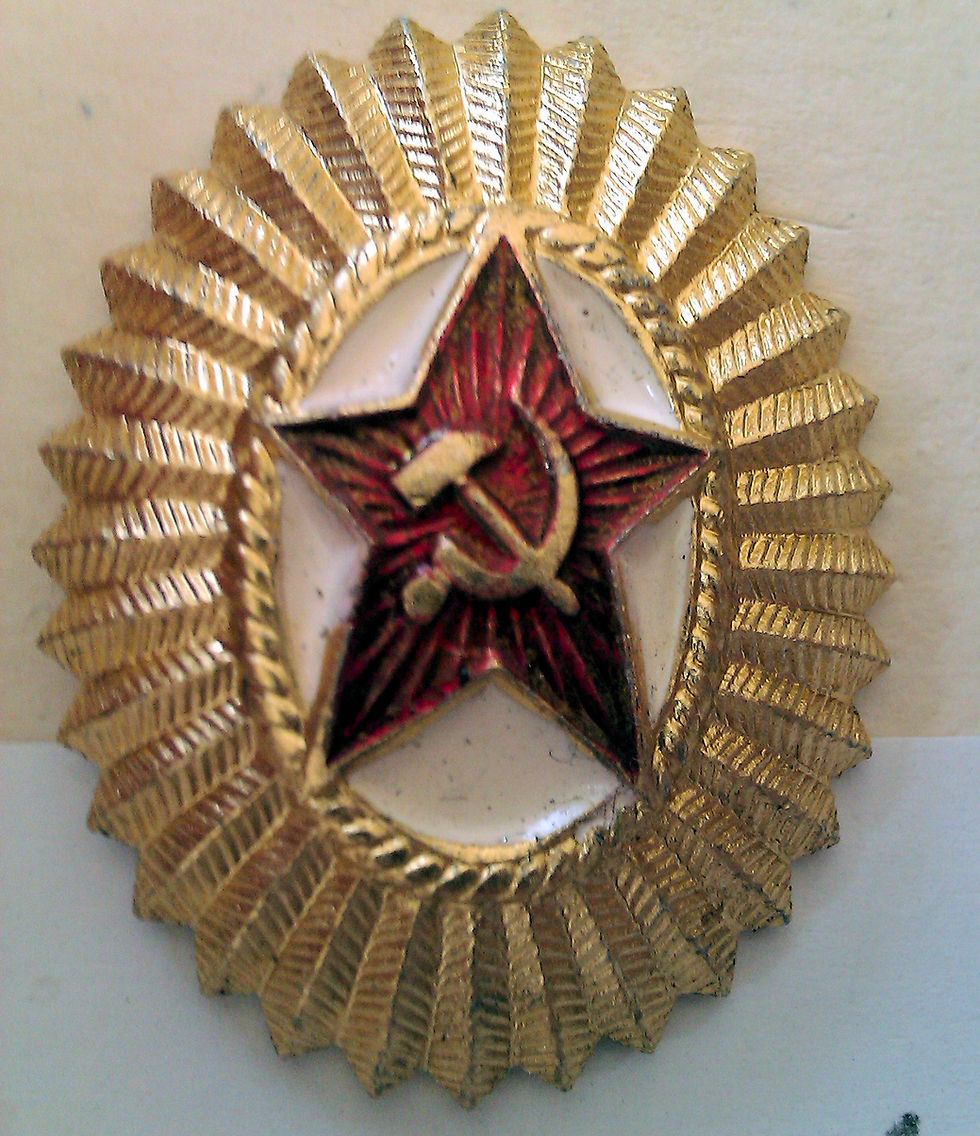 1953 to 1993 Soviet Russian Officers Cap Badge