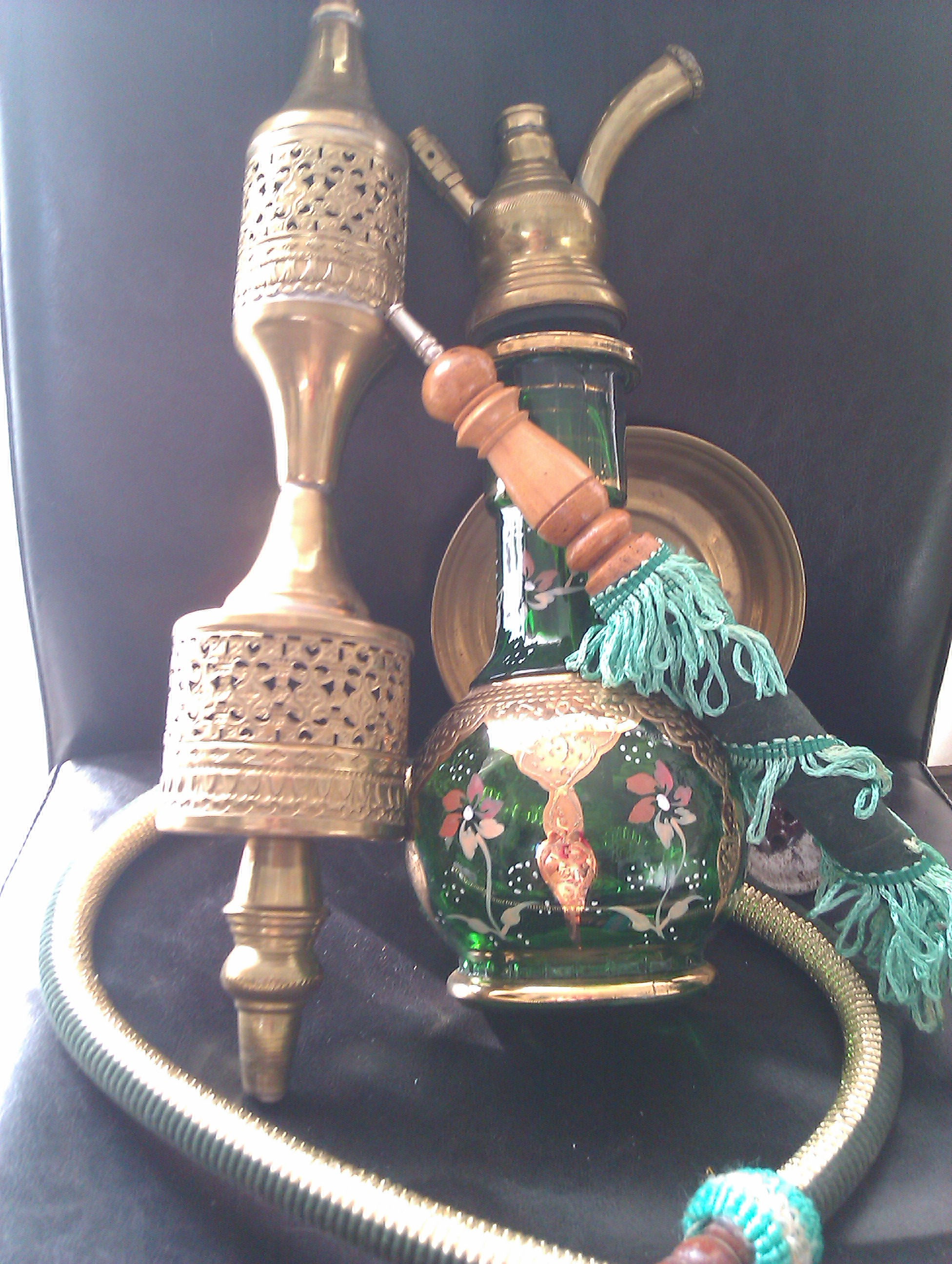 Hookah Pipe - Painted Glass Hooka Sheesha Narghile