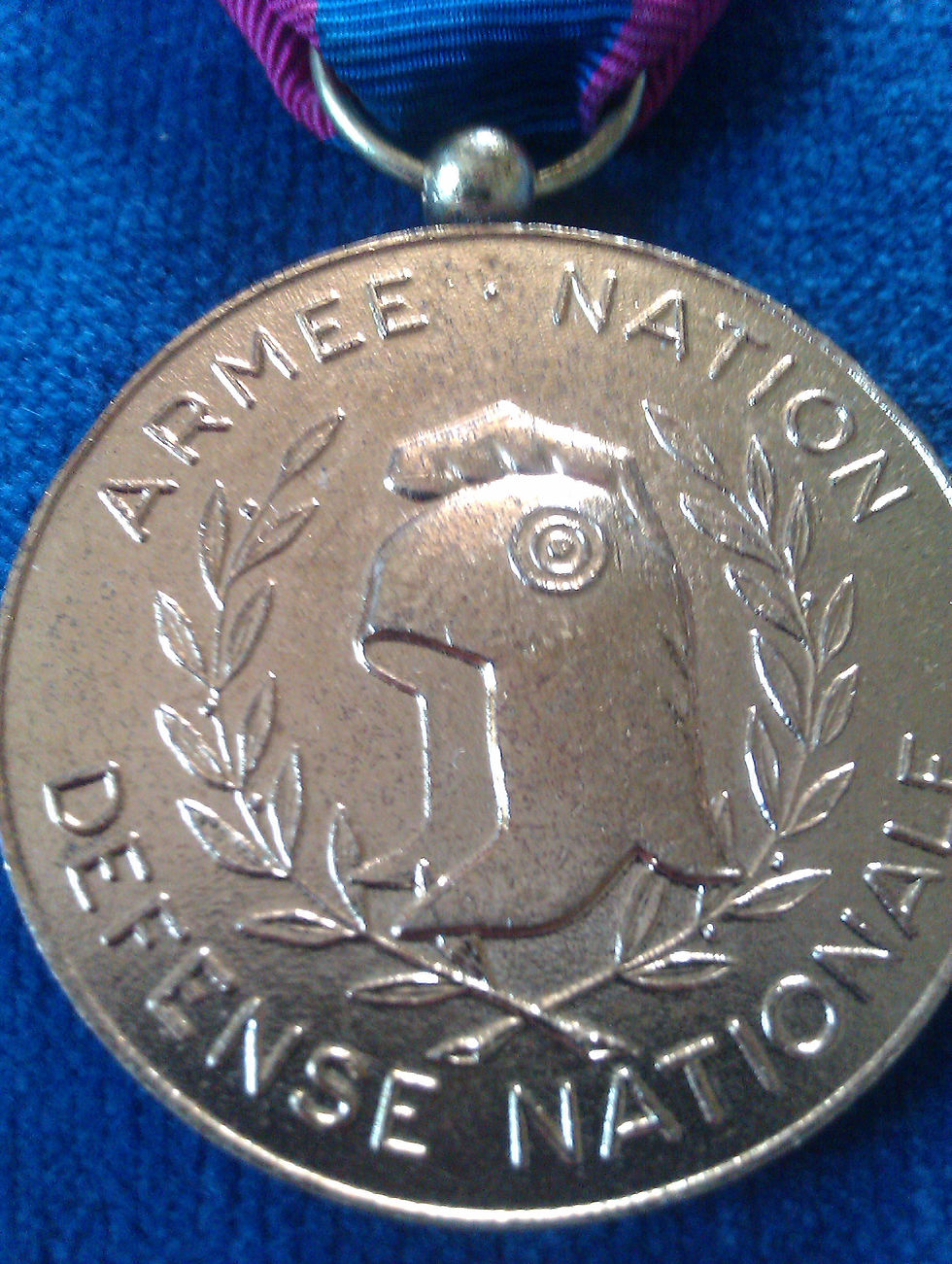 Thumbnail: French National Defence Medal 1982 Police Issue