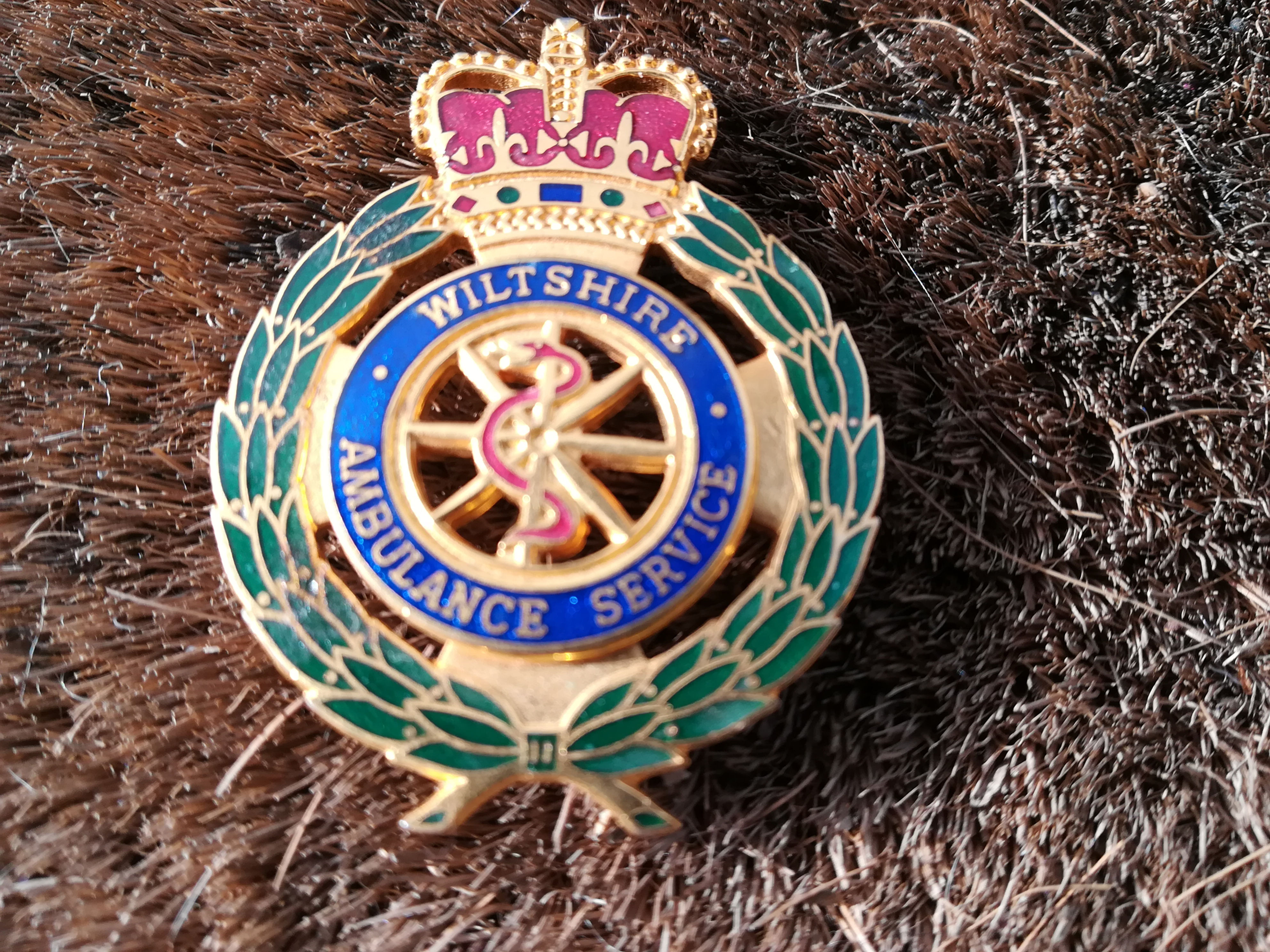 Wiltshire Ambulance Service  1974 To 2022  Cap Badge