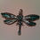 Thumbnail: Pretty Turquoise Enamel Butterfly Pendant
