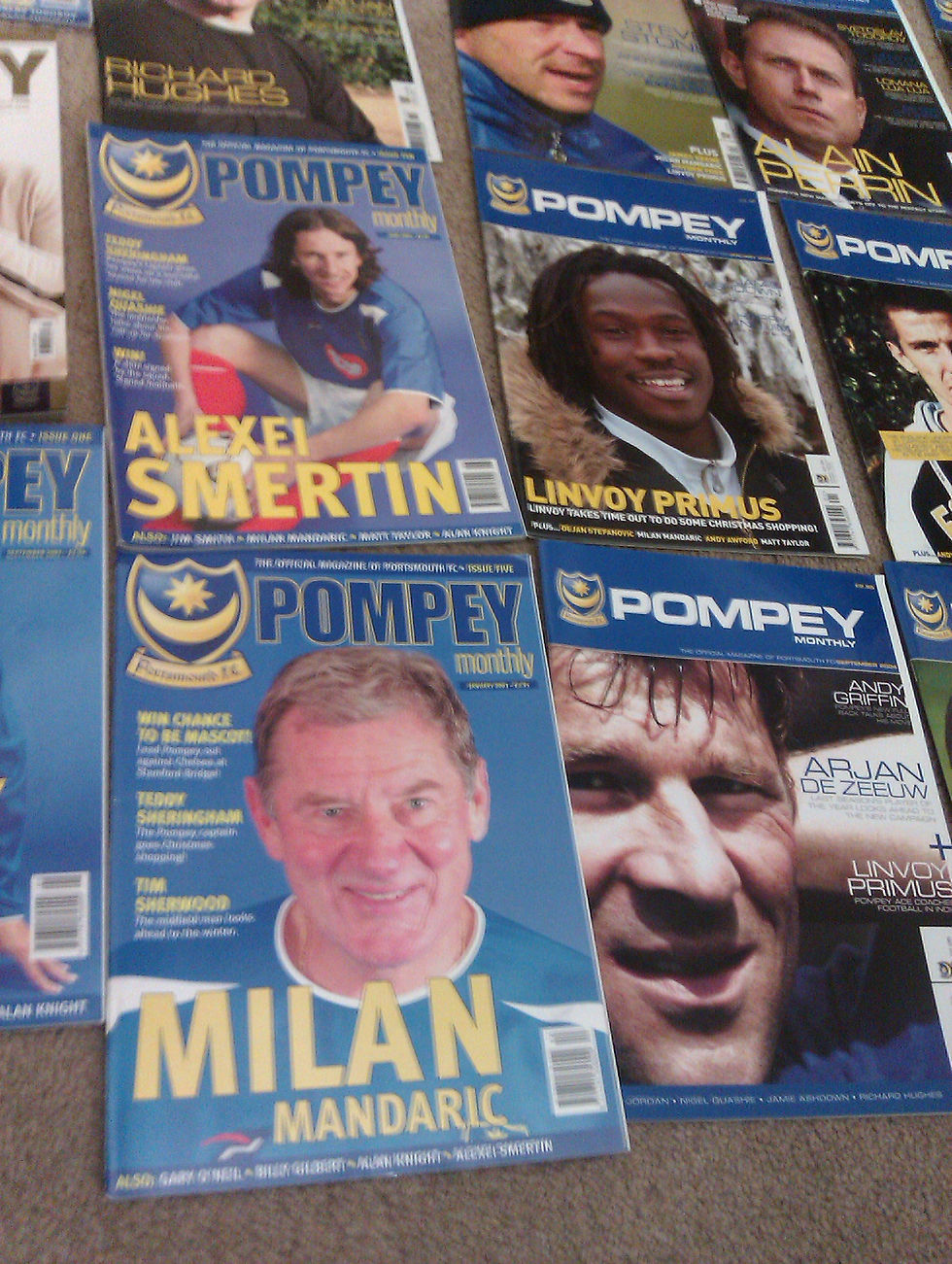 Thumbnail: Job lot Portsmouth Pompey Football Magazines (23)