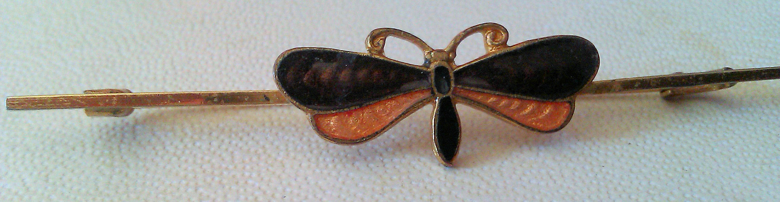 Pretty Enamel Moth/Butterfly Brooch