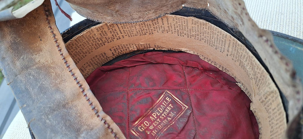 Thumbnail: Horsham Fire Brigade Late 1800's Fireman's Hat