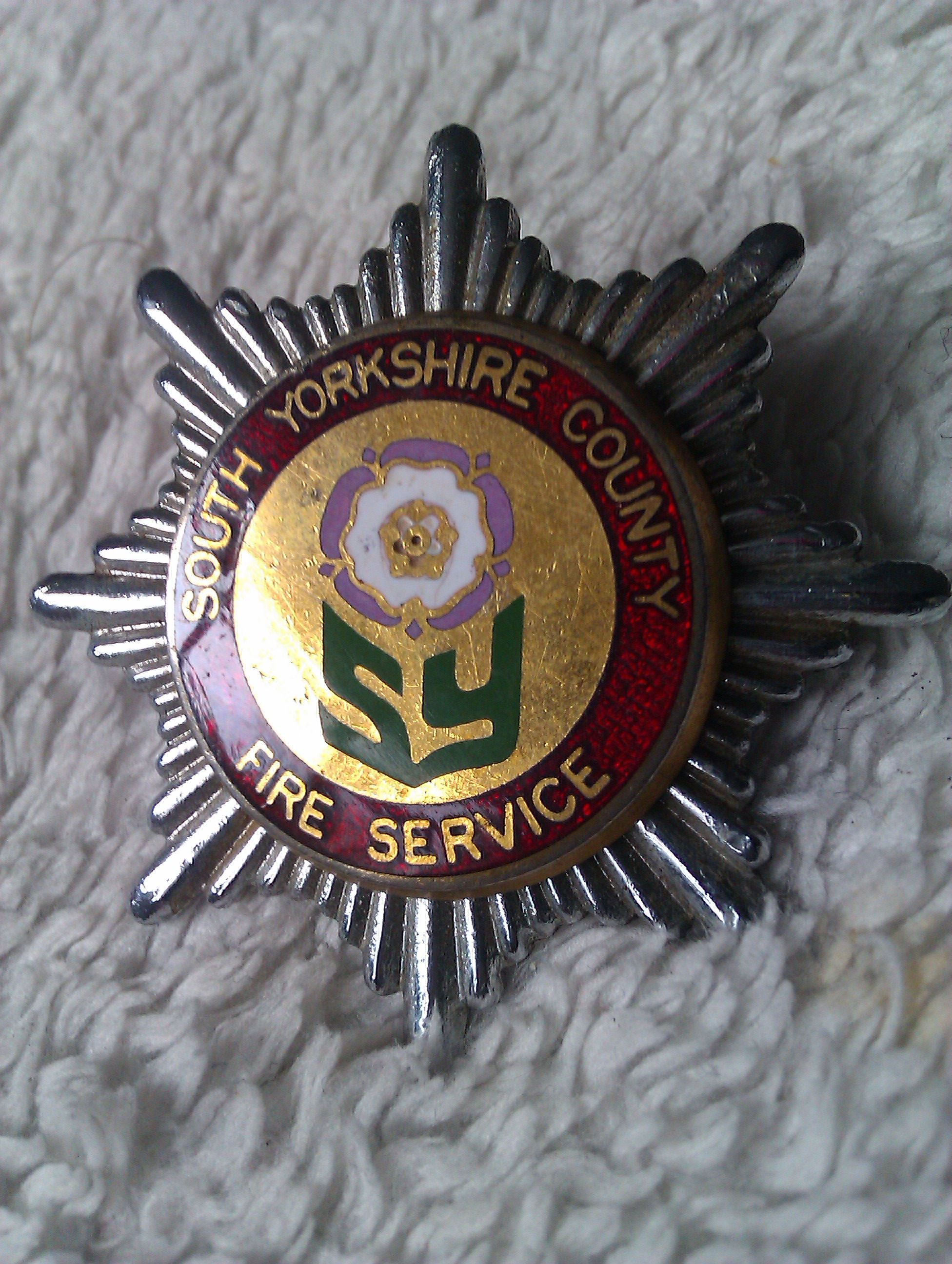 South Yorkshire Fire Service 1974 to 93 Cap Badge